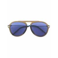 Fendi Eyewear Óculos de sol aviador - Verde