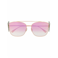 Fendi Eyewear Óculos de sol com aplicações - Dourado