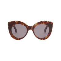 Fendi Eyewear Óculos de sol 'F Is Fendi' - Marrom