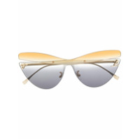 Fendi Eyewear Óculos de sol gatinho - Cinza