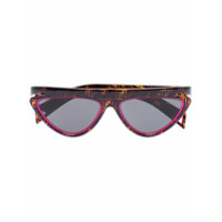 Fendi Eyewear Óculos de sol gatinho FF - Marrom