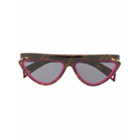 Fendi Eyewear Óculos de sol gatinho FFluo - Marrom