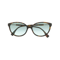 Fendi Eyewear Óculos de sol gatinho - Marrom