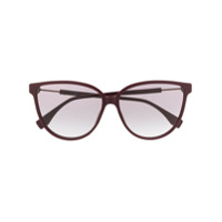Fendi Eyewear Óculos de sol gatinho - Roxo