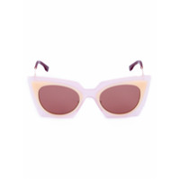 Fendi Eyewear Óculos de sol modelo 'Orchidea' - Rosa