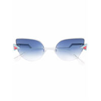 Fendi Eyewear Óculos de sol 'Rainbow' - Metálico