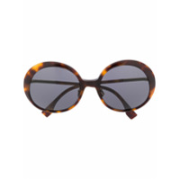 Fendi Eyewear Óculos de sol redondo FF 0430/S - Marrom