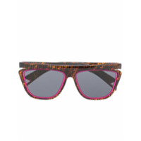 Fendi Eyewear Óculos de sol tartaruga - Marrom