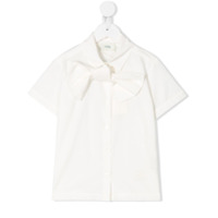 Fendi Kids Camisa com detalhe de laço - Branco