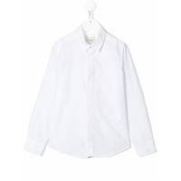 Fendi Kids Camisa mangas longas de algodão - Branco