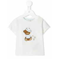 Fendi Kids Camiseta com estampa do urso Teddy - Branco