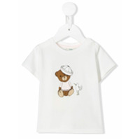 Fendi Kids Camiseta com estampa Teddy - Branco