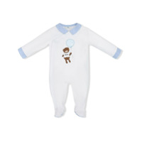 Fendi Kids Conjunto de pijama Teddy Bear - Branco