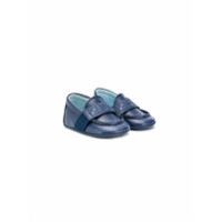Fendi Kids Sapato para bebê com monograma FF - Azul