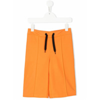 Fendi Kids Short com ajuste no cós - Laranja