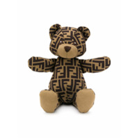 Fendi Kids Urso Teddy Bear Zucca com padronagem - Marrom