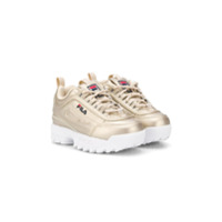 Fila Kids Tênis cano baixo Disruptor II - Dourado