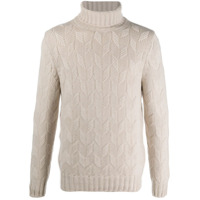 Fileria Suéter de cashmere com acabamento canelado - Neutro