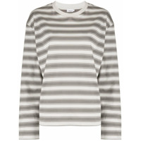 Filippa K Camiseta Linnet com listras - Cinza