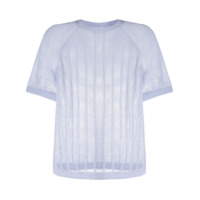 Filippa K Soft Sport Camiseta de tricô com mesh - Azul