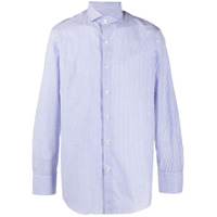 Finamore 1925 Napoli Camisa com botões e listras - Branco