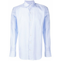 Finamore 1925 Napoli Camisa com listras - Azul