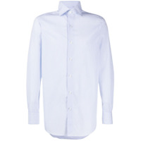Finamore 1925 Napoli Camisa de algodão com listras - Branco