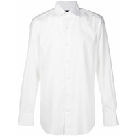 Finamore 1925 Napoli Camisa lisa com abotoamento - Branco