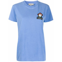 Fiorucci Camiseta com logo bordado e contas - Azul