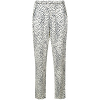 Fleur Du Mal leopard print pyjama bottoms - Branco