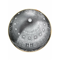 Fornasetti Prato com estampa Cupole d'Italia - Preto