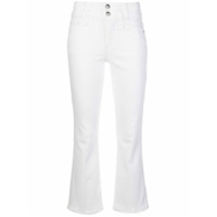 FRAME Calça jeans flare com cintura média - Branco