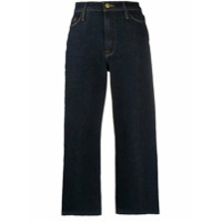 FRAME Calça jeans pantalona cintura alta Ali - Azul
