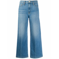FRAME Calça jeans pantalona cintura alta Ali - Azul