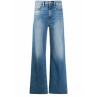 FRAME Calça jeans pantalona Le California Heritage cintura média - Azul