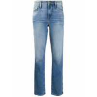 FRAME Calça jeans slim com efeito desbotado - Azul