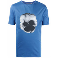 Frankie Morello Camiseta decote careca com estampa floral - Azul