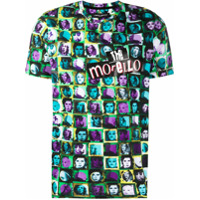 Frankie Morello Camiseta decote careca com estampa gráfica - Azul