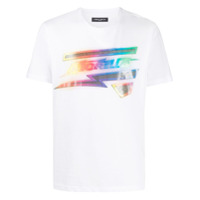 Frankie Morello Camiseta decote careca com logo - Branco