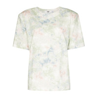 Frankie Shop Camiseta matelassê tie-dye - Verde