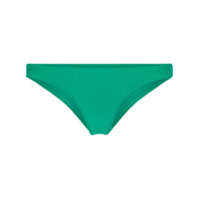 Frankies Bikinis Calcinha de biquíni canelada - Verde