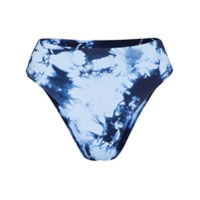 Frankies Bikinis Calcinha de biquíni Jordan tie-dye - Azul