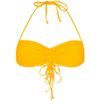 Frankies Bikinis Sutiã de biquíni Ruby com franzido - Amarelo