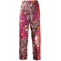 F.R.S For Restless Sleepers Calça com estampa jacquard - Marrom