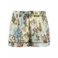 F.R.S For Restless Sleepers Short com estampa floral - Azul