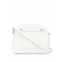 Furla Bolsa transversal Piper com efeito pele de crocodilo - Branco
