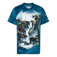 G-Star Raw Research Cyber water printed T-shirt - Azul