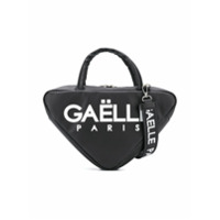 Gaelle Paris Kids Bolsa tiracolo com estampa de logo - Preto