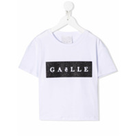 Gaelle Paris Kids Camiseta com estampa de logo - Branco