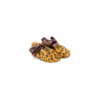 Gallucci Kids Sapatilha com estampa de leopardo - Amarelo